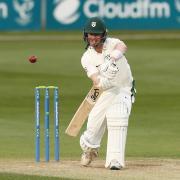 CENTURION: Jake Libby hits his second century of the County Championship season on day 1 of the match against Nottinghamshire at New Road. Picture by James Marsh.