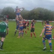 Action from Old Halesonians' clash with Hereford. Picture: Old Halesonians