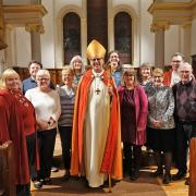 Bishop of Dudley, Right Rev Martin Gorick, with the authorised lay ministers
