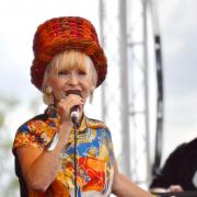 Toyah on stage at the Upton Music Festival (Picture by Liam White)