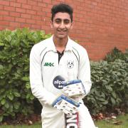 Hamza Ahmed - selected for Warwichire's Under-19 squad