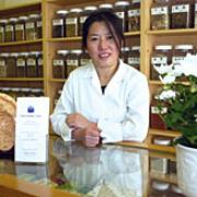 A registered practitioner at Tang Herbal Care, Mrs Danni Wang.