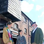 Ben Jackson (Zach), George Westley-Smith (William), and Graham Moffitt (Mister Tom) star in Stourbridge Theatre Company’s production of Goodnight Mister Tom.