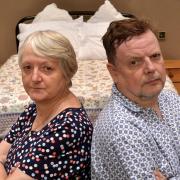 Husband and wife acting team, Sally and Andy Worley, will star as married couple Barry and Gen in Oldbury Rep’s comedy ‘Conjugal Rites’.