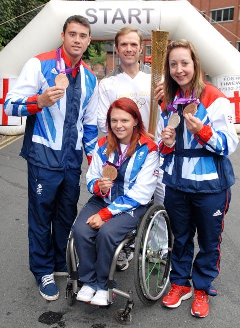 Olympic and Paralympic heroes Kristian Thomas, Jordanne Whiley, Jess Varnish and Helen Scott were all in attendance. 