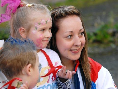 Youngsters got the chance to meet double Paralympic medallist Helen Scott.