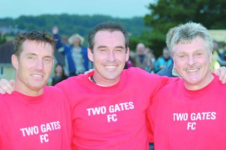 Bob with members of the Two Gates coaching squad