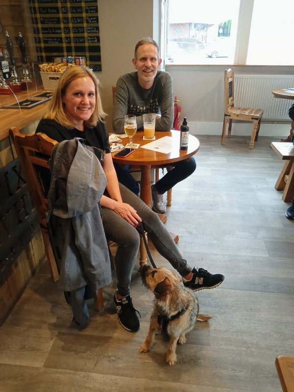 Customers back inside the Wheelie Thirsty Micropub in Old Hill 