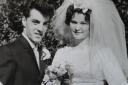 Jean and Tony Wort on their wedding day