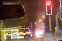 Firefighters respond to car blaze in Oldbury