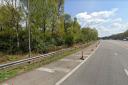 The West Midlands Fire Service confirmed that they were dealing with an outdoor fire in Bentley which may be visible from the motorway. (Google Maps)