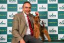 Andrew Westwood, from Dudley, with Lakeland Terrier 'Mac' - Best of Breed winner at Crufts 2023.