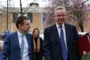 Mayor of the West Midlands, Andy Street, with Levelling Up Secretary Michael Gove