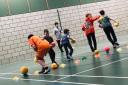 Children can take part in dodgeball at the free event