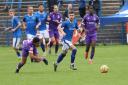 Action from Halesowen Town v Enfield