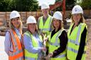 Pic (L-R): Katie O’Cearbhaill, Director (Excelsior Land Limited), Councillor Suzanne Hartwell, Adrian Eggington Deputy Chief Executive BCHG, Cllr Kerrie Carmichael, Leader of Sandwell Council and Amanda Tomlinson, Chief Executive BCHG