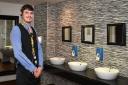 Josh Howel in the award winning toilets at The William Shenstone in Halesowen
