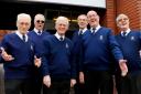 Warley Male Choir’s John Larwood, Les Green, Brian Randle, Clive Bradley, Ron Sweetland and Brian Powney.