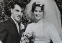 Jean and Tony Wort on their wedding day