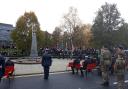 The service took place at the cenotaph