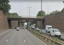 The incident closed the M5 at Quinton (Pic: Google)