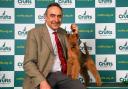 Andrew Westwood, from Dudley, with Lakeland Terrier 'Mac' - Best of Breed winner at Crufts 2023.