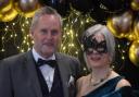 Ryan's dad Ade Passey and his partner Debbie Pelaud at the ball