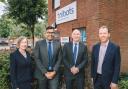L-r - Julia Allely (director for family care), Pardeep Jassal (director for private family), Stan Williets (director for trusts and estates) with Dave Hodgetts (CEO of Talbots Law)