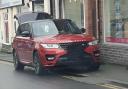 This Range Rover was completely blocking the pavement