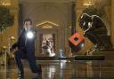 Ben Stiller reprises his role as the night guard in Night at the Museum 2.