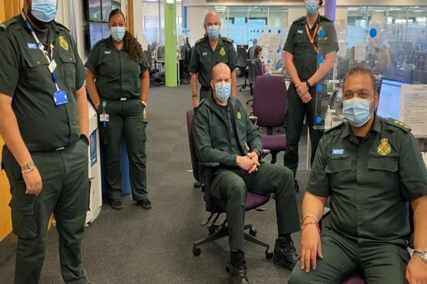 Hard-working staff at West Midlands Ambulance Service. Photo: WMAS.