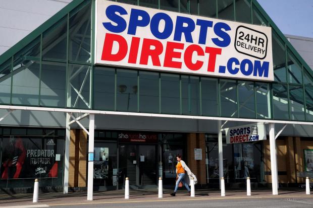 Halesowen News: Sports Direct store. Credit: PA
