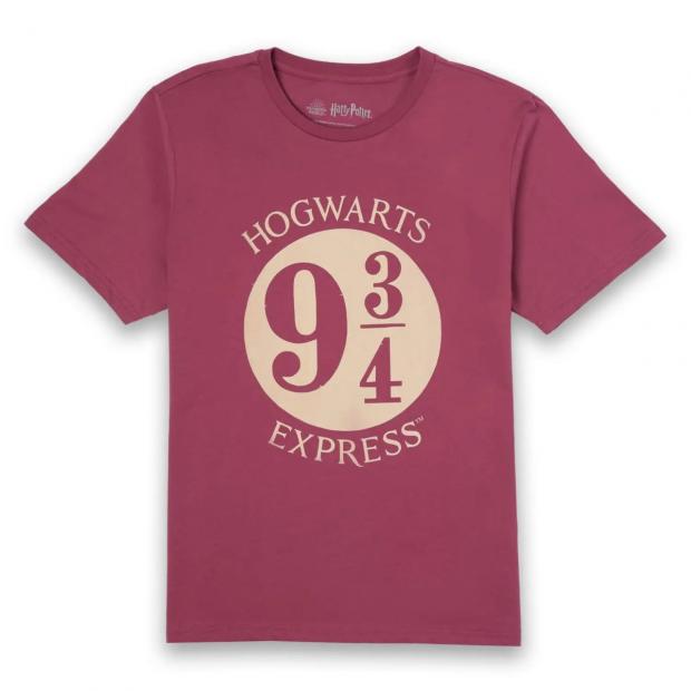 Halesowen News: Harry Potter Platform Burgundy T-Shirt (IWOOT)