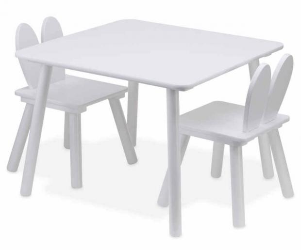 Halesowen News: Kids’ Wooden Table and Chairs Set (Aldi)