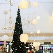 Merry Hill's Christmas decorations. Pic by Shaun Fellows
