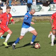 Action from Halesowen Town against Chasetown. Picture: Steve Evans