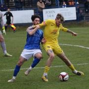 Action from Halesowen Town v Harborough Town. Picture: Steve Evans