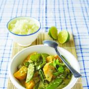 Thai green vegetable curry is one of the recipes in Nick’s new cook book.