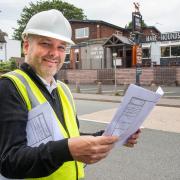 The Hare & Hounds pub is being refurbished. Pictured is Steve Wills, Area Manager of The Pub@Group Ltd