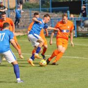 Action from Halesowen Town v Rugby Borough. Picture: Steve Evens
