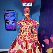 A Twiggy piece exhibited at Back to Backs Birmingham