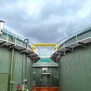 The Severn Trent food waste processing plant near Kinver. Picture: Severn Trent