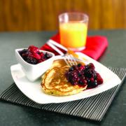 TREAT: These New York berry pancakes are a delicious start to the day at breakfast or can make a nice snack when you’re feeling peckish.