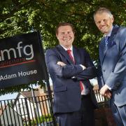 WELCOME ABOARD: New litigation expert Andrew Chandler with partner Robert Weston. Picture: Daniel Graves Photography